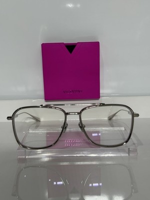 Valentino Limited Edition V-LStory II VLX 168B-55 Silver Titanium Eyeglasses