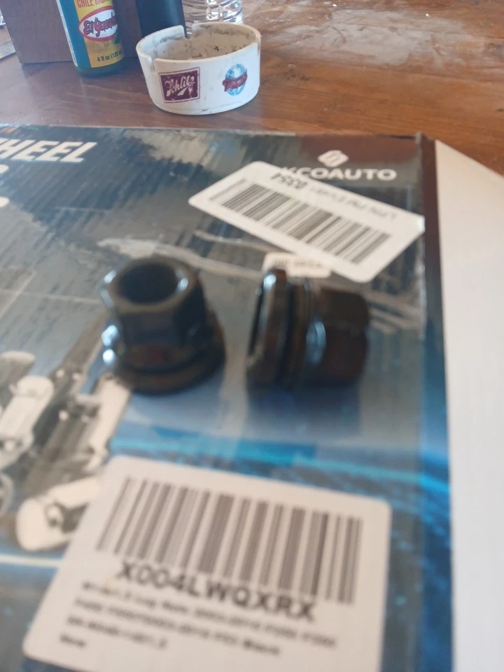 Ford F250 F 350 F550 2013-19 F53 3/16 M14x1.5 OEM hexagonal negro tuercas Scoauto Foto 4 de 4