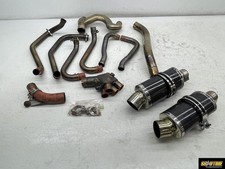 02-13 Honda Interceptor 800 Vfr800 Delkevic Exhaust Pipe Mufflers Headers Set
