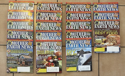 MOTHER EARTH NEWS Magazines (2009-2011) Lot of 17