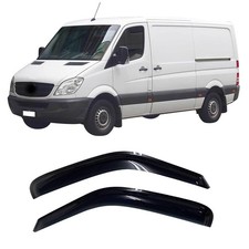 Original 4pcs Vent Window Wind Deflectors, Outside Mount Rain Guard Shades, S...