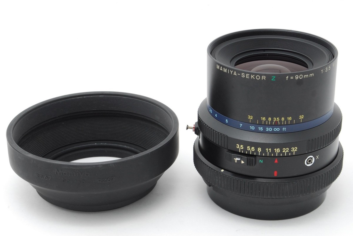 TOP MINT w/Hood] Mamiya Sekor Z 90mm F3.5 W Lens for RZ67 Pro II D