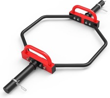Hex Trap Bar 2-Inch Olympic Weightlifting Barbell 48.6" Deadlift Bar for Squats