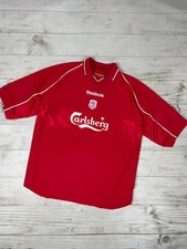 Vintage Reebok Liverpool 2000 2002 Home Shirt Soccer Jersey Men Size XL Red