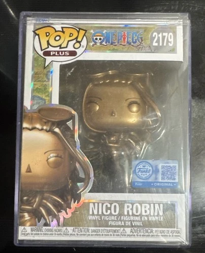 Funko Pop!: One Piece: Nico Robin (Bronze Statue) Funko Shop Exclusive In-hand