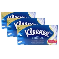 Kleenex The Original Tissue Box Regular 3 Ply 70ct - 3 Pack