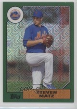 2017 Topps Silver Pack 1987 Design Chrome Green 19/175 Steven Matz #87-SMZ 1j8