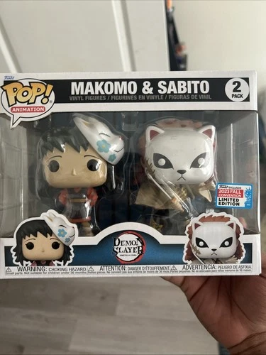Funko Pop Makomo & Sabito 2-Pack - Demon Slayer 2023 NYCC Exclusive