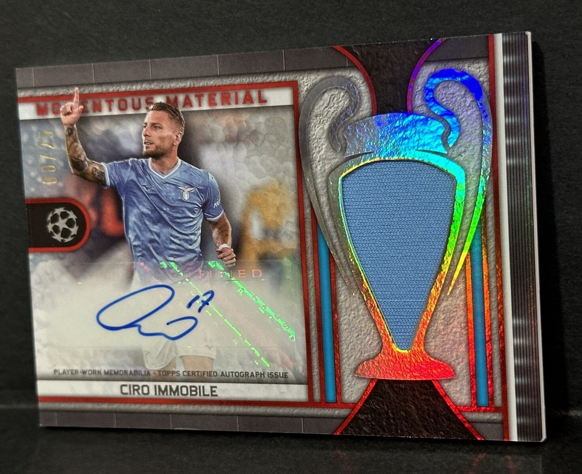 2023-24 Topps Museum Collection Lazio Ciro Immobile Patch