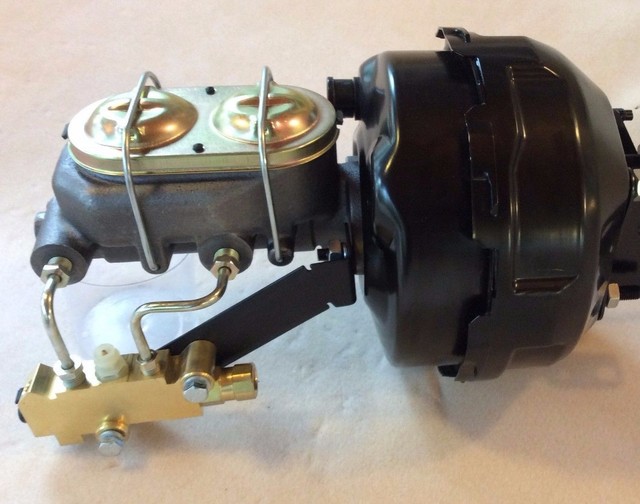 197486 Jeep CJ5 CJ7 9" dual power brake booster master cylinder 4