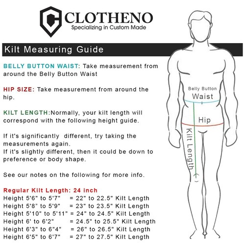 Kilt moda cotone scozzese viola utilità kilt per uomo e donna - Foto 4 di 4