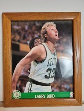 Boston Celtics Larry Bird Photo Portrait 8" x 10" Vintage 1980s