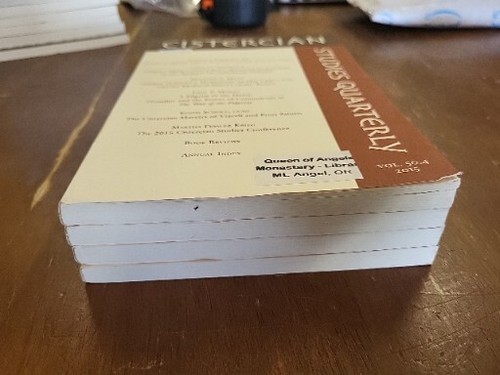 2015 Set Of 4 Cistercian Studies Quarterly Booklet Magazine Pamphlet - Picture 7 of 9