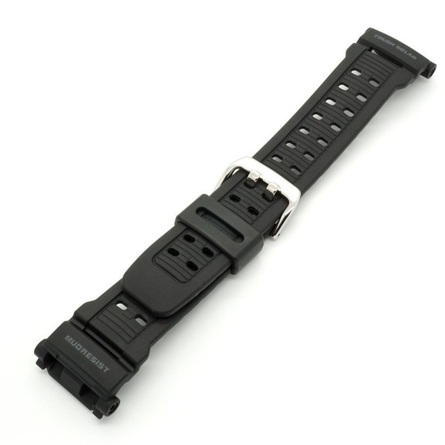 Casio 27mm Black Rubber Watch Band 10299448 for sale online eBay