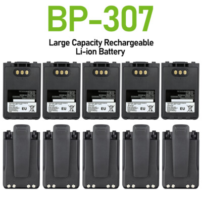 10PC 3350mAh BP-307 Li-ion Battery for ICOM IC-705 ID-31E ID-51E ID-52E IP-501H