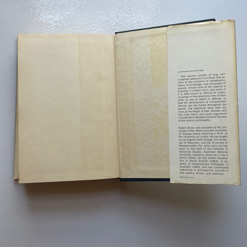 Between Hume and Mill: An Anthology of British Philosophy -HC Robert Brown 1970 - Picture 14 of 15