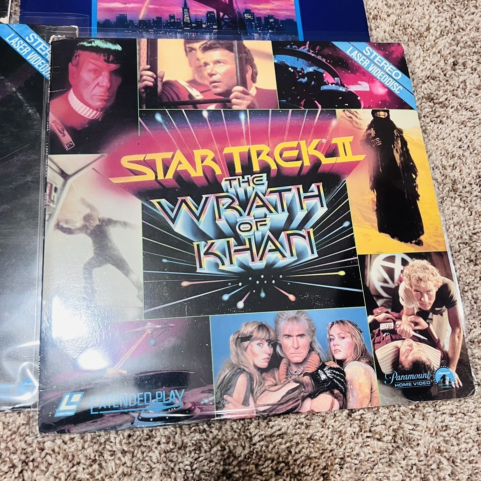 STAR TREK Laserdisc Collection 7 FILMS WIDESCREEN Special Editions Foto 2 de 4