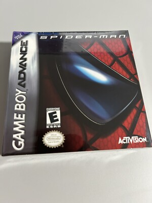 Spider-Man 1 Nintendo Gameboy Advance Sealed 2002 Movie Based US