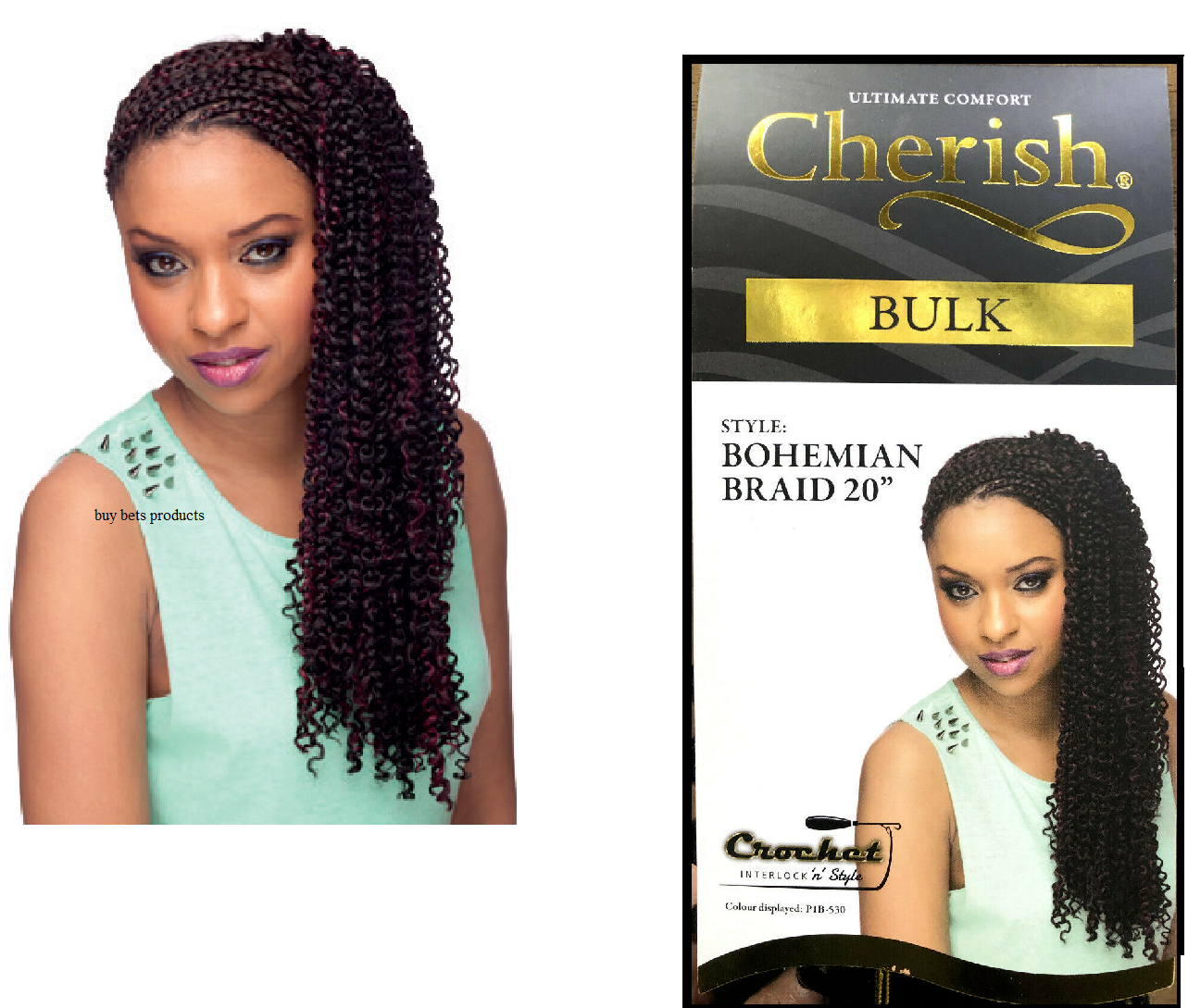 CHERISH Sintetico All'Ingrosso Uncinetto Capelli Ricci Estensione - Foto 8