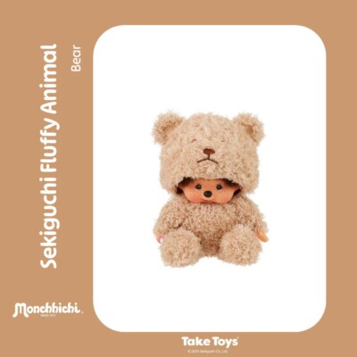 Monchhichi Plush Doll Sekiguchi Fluffy Animal Plush Brand New | eBay