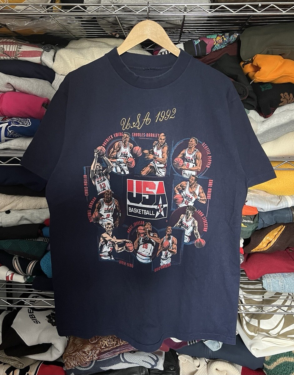 NUTMEG 1992 DREAM TEAM スウェット MADE IN USA VINTAGE 1992 USA Basketball Dream Team T-Shirt Nutmeg Label