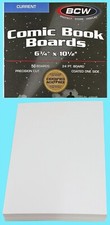 50 BCW CURRENT SIZE COMIC BOOK BACKING BOARDS...