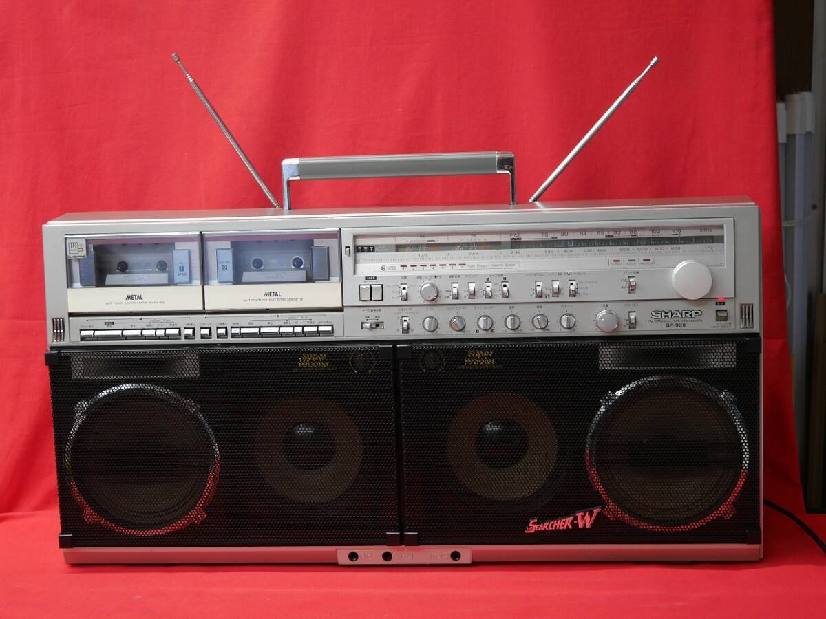SHARP ☆THE SEARCHER-W ☆GF-909☆ラジカセ☆ジャンク