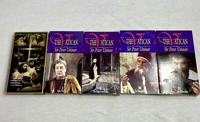 その他 Inside the Vatican With Peter Ustinov [VHS] INSIDE THE VATICAN with SIR PETER USTINOV 4 VHS Tape Set Rome