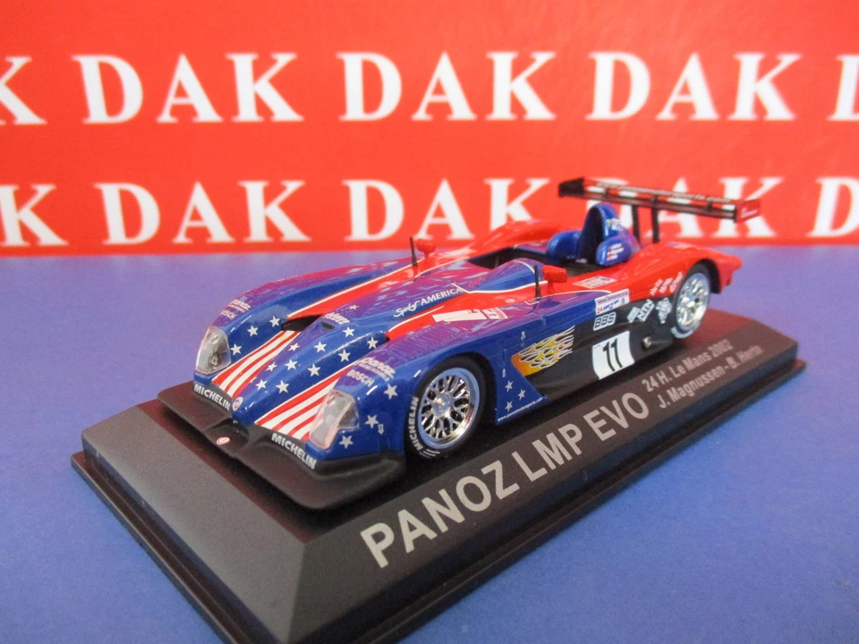Die cast 1/43 Modellino Auto Panoz LMP01 24H Le Mans 2002 J. Magnussen - Immagine 2 di 4