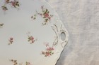 Vintage Double Handled Plate Haviland Limoges France Hand Painted  Pink Roses — photo 5