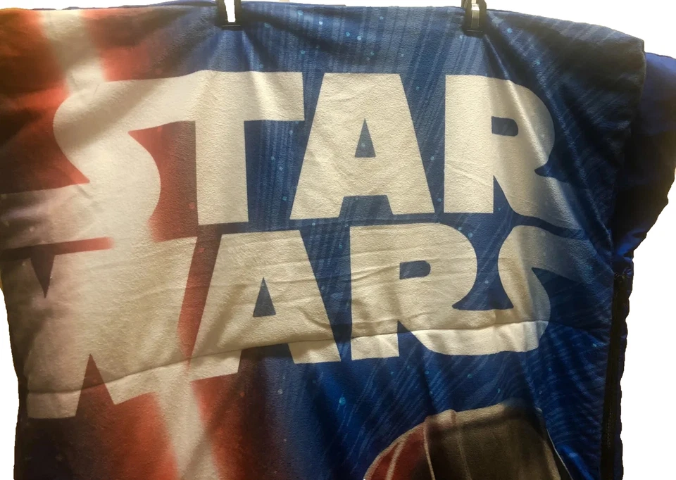 Saco de dormir Star Wars para niño 54 pulgadas x 29 pulgadas Darth Vader camping pijamada Foto 2 de 4