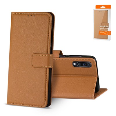 Reiko Samsung Galaxy A70 3-in-1 Wallet Case in Brown | MaxStrata