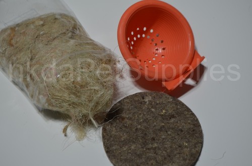 CANARY FINCH NESTING COMBO Nesting Pan, Felt & Material for Cage Aviary Birds - Picture 13 of 14