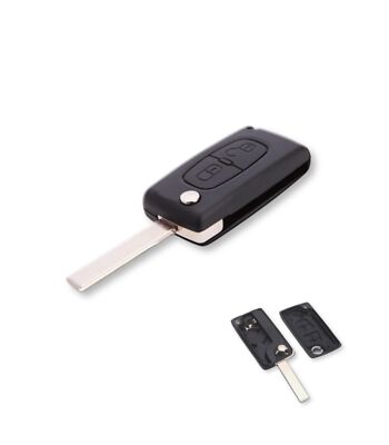 Guscio Chiave Telecomando Per Peugeot - Cover Sostitutiva Per Modelli 107, 207, 307, 407 - Foto 1