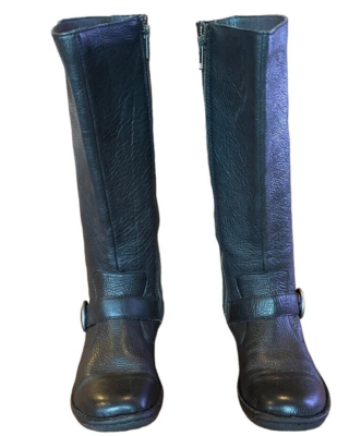 Bottes Montantes Born En Cuir Noir - Taille US 6.5 (EU 37) - Occasion Très Bon état