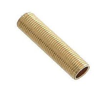 Brass Allthread 10mm x 1mm Thread 50mm Long Hollow Treaded Tube For Table Lamps