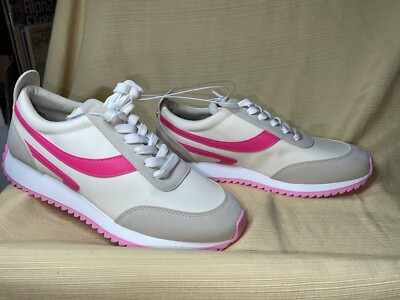 NEW Steve Madden DENNEY Ladies Pink Multi Sneakers Size