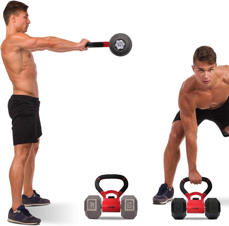 Kettle Grip Convert Dumbbells into Kettlebells for Versatile Workouts