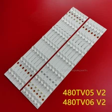 12 PCS LED Strips for TX-48AX630B TH-48AX670 480TV05 480TV06 V2 R L BX-480S04E01