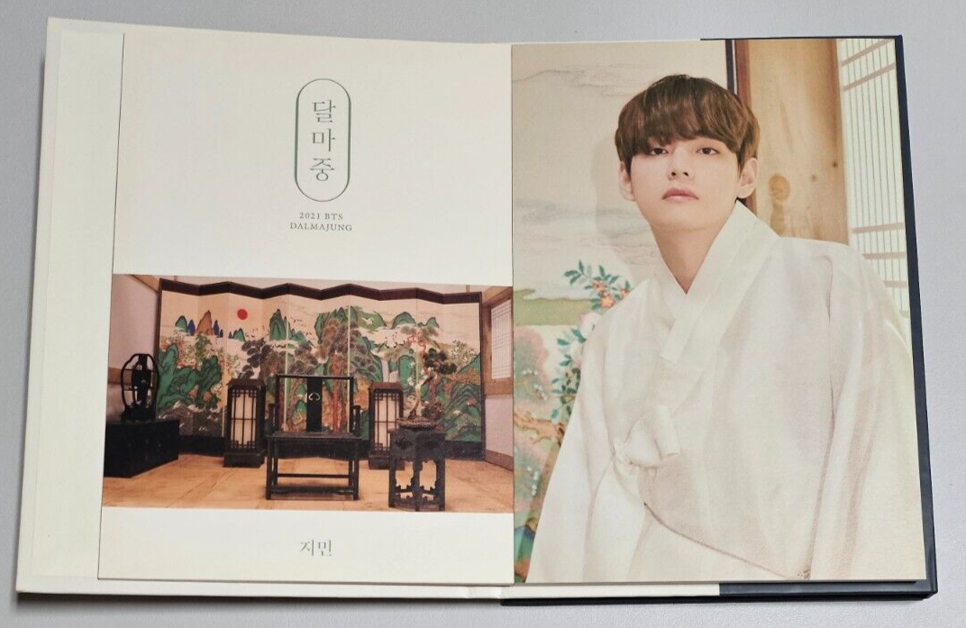 2021 BTS DALMAJUNG Photo Book, Mini Folding Photo/Good Condition