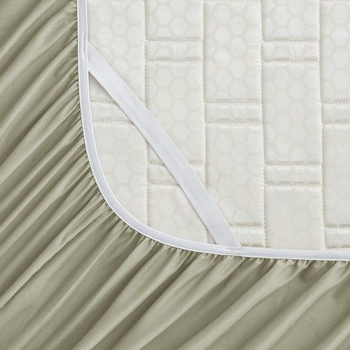 18"-21" Extra Deep Pocket Fitted Sheet by Nymbus Elastic Corner Straps Bed Sheet - 第 110/211 張圖片