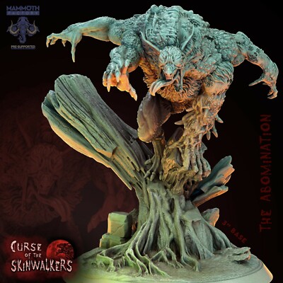 WEREWOLF ABOMINATION VAMPIRE BEAST LYCANTHROPE - D&D RPG Proxy Mammoth Factory
