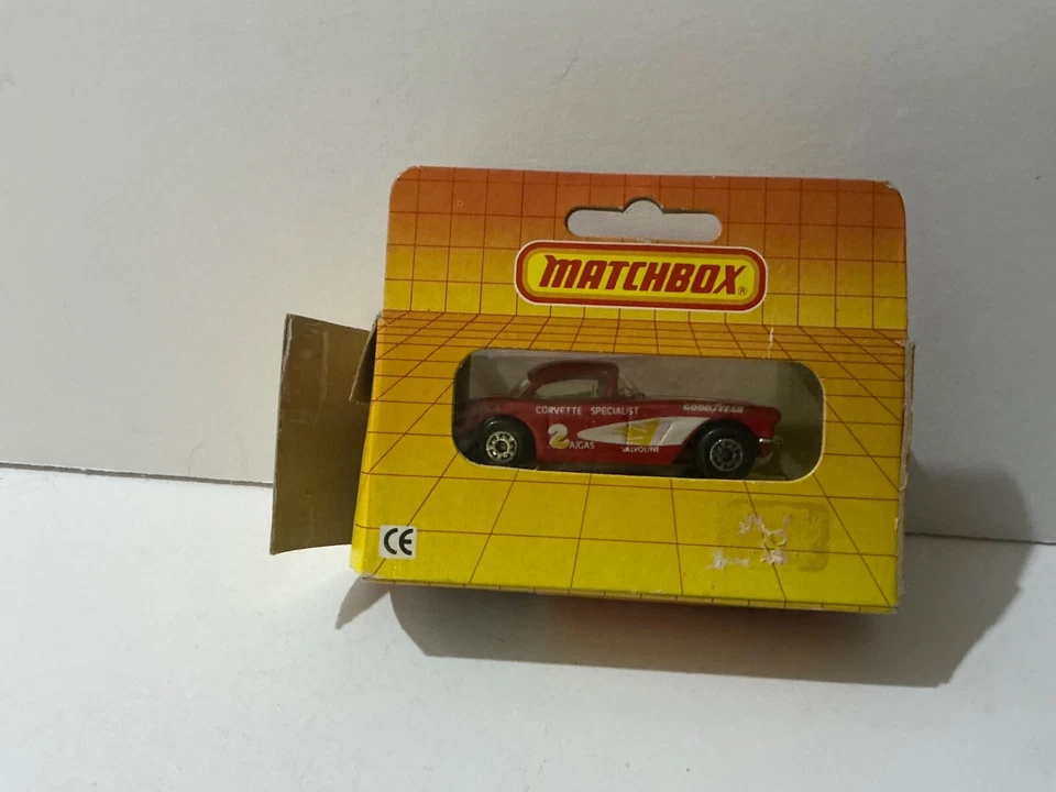 Matchbox 1983 caja roja 1962 corvette mb71 coche Foto 3 de 4