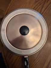 Vintage Enterprise FAMOUS CHEF Extra Thick Aluminum Starburst Skillet 11"