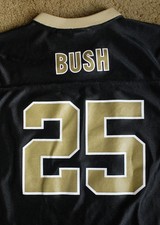 REGGIE BUSH 25 New Orleans Saints black jersey boys XL NFL Team Apparel