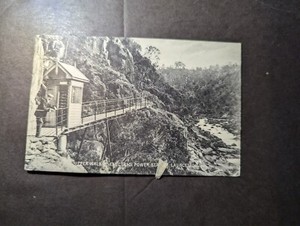 1908 Australia PPC Postcard Cover Johnstown Tasmania to Hamburg Germany