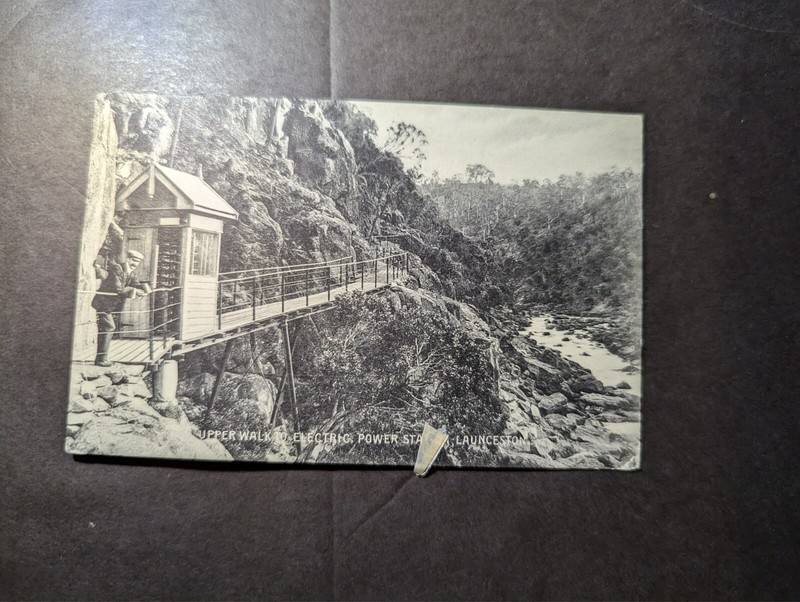 1908 Australia PPC Postcard Cover Johnstown Tasmania to Hamburg Germany