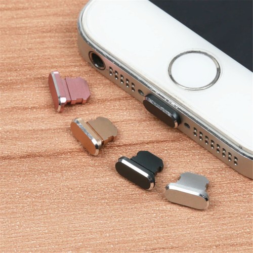 Metal Charging Port Anti Dust Cover Plug for iPhone 14 13 12 11 SE XR XS 8 7 6† - Photo 12/32