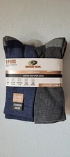 Mossy Oak Men's 6-Pairs Copper Infused Cushion Crew Sport Socks. (41).