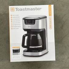 Toastmaster 12 Cup Coffee Maker Machine Programmable Includes Basket